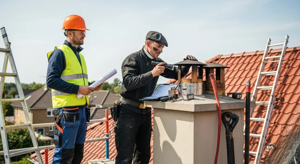 odbiór techniczny kominiarski wykonywany przez uprawnionego kominiarza