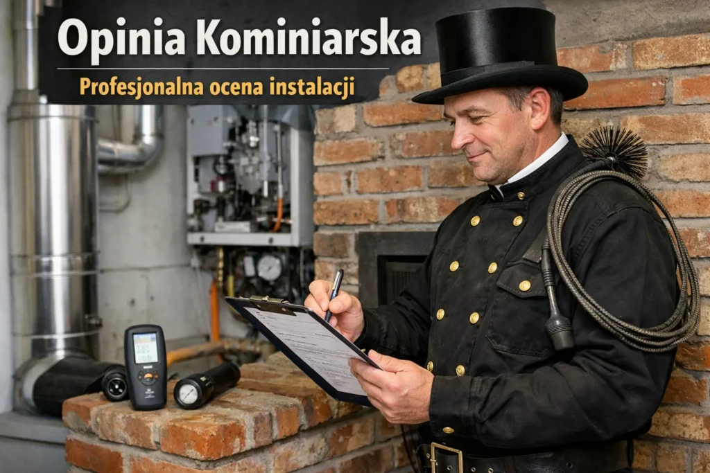 sporządzanie opinii kominiarskiej przez doświadczonego kominiarza